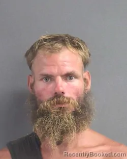 Mugshot of Joshua Michael Moore booked in Volusia County, Florida on August 29, 2026