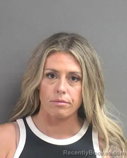 Mugshot of Tyler Elizabeth Spohn booked in Volusia County, Florida on August 30, 2026