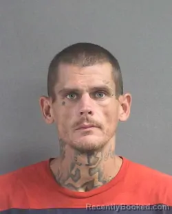 Mugshot of Joshua Allen Reed booked in Volusia County, Florida on August 30, 2026