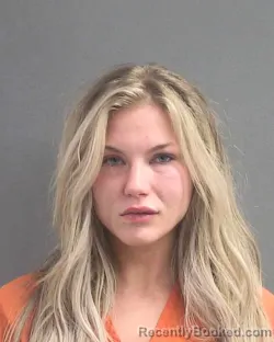 Mugshot of Elizabeth Pearl Boucher booked in Volusia County, Florida on August 31, 2026