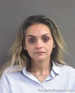 Mugshot of Aniessa Marie Deleon booked in Volusia County, Florida on August 31, 2026