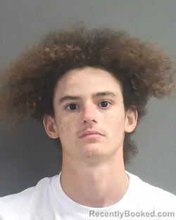 Mugshot of Jayden Robert Freund booked in Volusia County, Florida on August 31, 2026