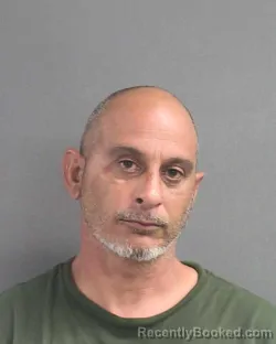 Mugshot of Edward Joseph Veras booked in Volusia County, Florida on August 31, 2026