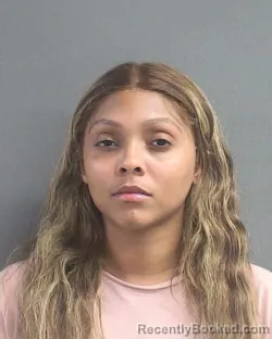 Mugshot of Destiny Michelle Robinson booked in Volusia County, Florida on September 1, 2026