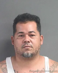 Mugshot of Jonathan Romero Montalvo booked in Volusia County, Florida on September 1, 2026