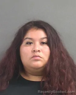 Mugshot of Joana Abigail Lara-Guandique booked in Volusia County, Florida on September 3, 2026