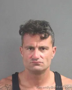 Mugshot of Daniel Paul Carreras booked in Volusia County, Florida on September 13, 2026