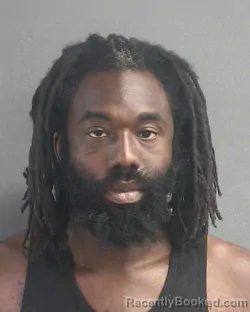 Mugshot of Demarius Lamar Hendricks booked in Volusia County, Florida on September 14, 2026