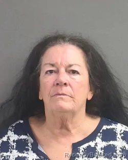 Mugshot of Mary Ella Beynon booked in Volusia County, Florida on September 14, 2026