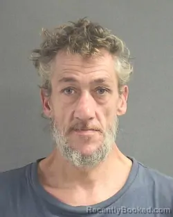 Mugshot of Jeffrey P Merrill booked in Volusia County, Florida on September 20, 2026
