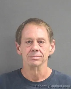 Mugshot of Mark Howard Robinson booked in Volusia County, Florida on September 22, 2026