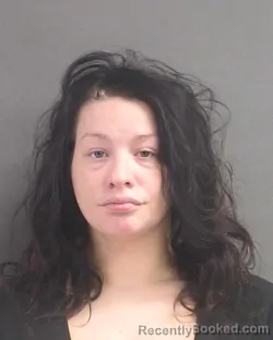 Mugshot of Daniella Victoria Alvarez booked in Volusia County, Florida on September 23, 2026