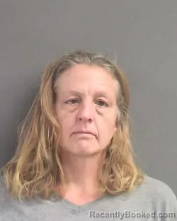 Mugshot of Andrea Jean Holmes booked in Volusia County, Florida on September 24, 2026
