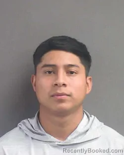 Mugshot of Andino Ramirez Mejia booked in Volusia County, Florida on September 25, 2026