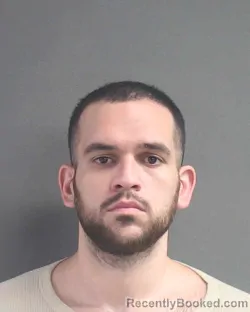 Mugshot of Gage Aaron Evans booked in Volusia County, Florida on September 25, 2026