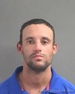 Mugshot of Jose Alexander Alicea booked in Volusia County, Florida on September 26, 2026