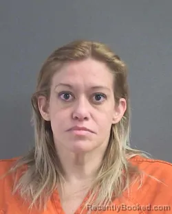 Mugshot of Jenna Leigh Rinehart booked in Volusia County, Florida on September 26, 2026