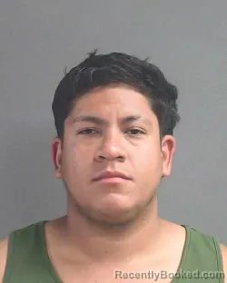 Mugshot of Joel Santiago Rios Carriel booked in Volusia County, Florida on September 26, 2026