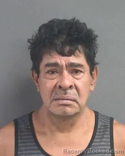 Mugshot of Amancio Cruz Rodriguez booked in Volusia County, Florida on September 26, 2026