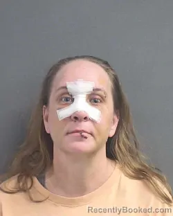 Mugshot of Jennifer Nicole Hopkins booked in Volusia County, Florida on September 26, 2026