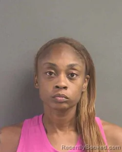 Mugshot of Crystal Michell Strickland booked in Volusia County, Florida on September 26, 2026
