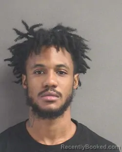 Mugshot of Giovonni Terrell Simmons booked in Volusia County, Florida on September 27, 2026