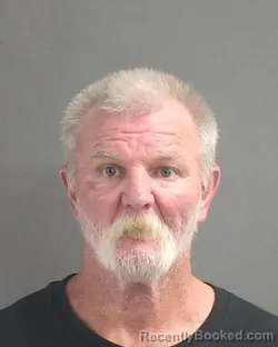 Mugshot of Lonnie Braxton Larue booked in Volusia County, Florida on September 27, 2026