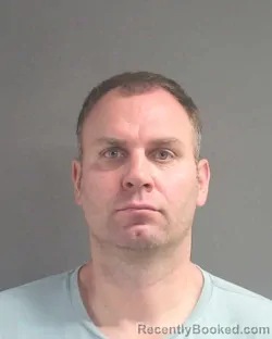 Mugshot of Eric Daniel Filley booked in Volusia County, Florida on October 1, 2026