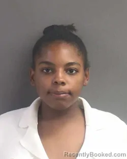 Mugshot of Alivia Mckenzie Berrien booked in Volusia County, Florida on October 2, 2026