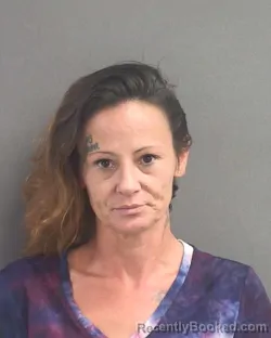 Mugshot of Krystal Leigh Doerschuk booked in Volusia County, Florida on October 2, 2026