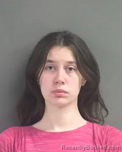 Mugshot of Kyleigh Mae Munroe booked in Volusia County, Florida on October 2, 2026