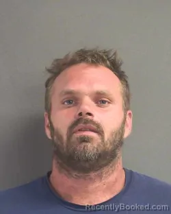 Mugshot of James Daniel Faulkner booked in Volusia County, Florida on October 2, 2026