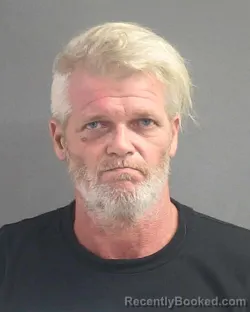 Mugshot of David Allen Siegfried booked in Volusia County, Florida on October 3, 2026
