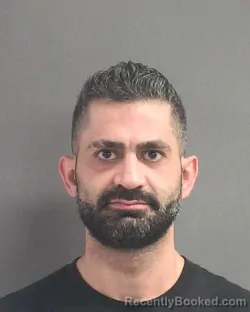 Mugshot of Ihab Wa El Ibrahim Hamo booked in Volusia County, Florida on October 4, 2026