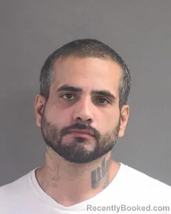Mugshot of Jasen M Acosta booked in Volusia County, Florida on October 4, 2026