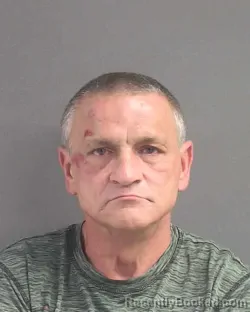 Mugshot of Aaron Loren Mac Donald booked in Volusia County, Florida on October 24, 2026