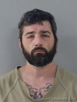 Mugshot of Owen Christopher Powell booked in Preble County, Ohio on September 15, 2026