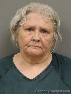 Mugshot of Susan Ann Mitchell booked in Shelby County, Ohio on August 10, 2026