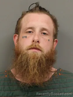 Mugshot of Dustin Thomas Shelby booked in Shelby County, Ohio on July 31, 2026