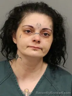 Mugshot of ALYSIA MARHEE MEYER booked in Shelby County, Ohio on April 2, 2026