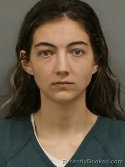 Mugshot of Mckenna Lee Mannier booked in Shelby County, Ohio on September 15, 2026