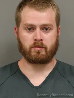 Mugshot of JUSTIN TAYLOR LEACH booked in Shelby County, Ohio on July 13, 2026
