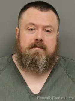 Mugshot of Justin Michael James booked in Shelby County, Ohio on August 17, 2026