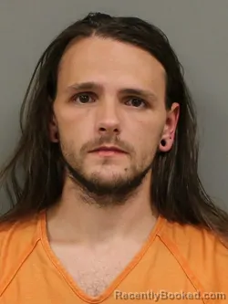 Mugshot of Brandon Lee Tucker booked in Shelby County, Ohio on August 25, 2026