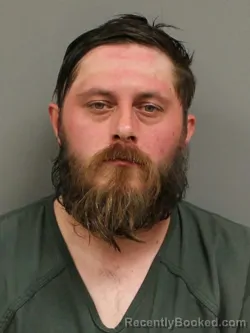 Mugshot of Andrew David Schreiber booked in Shelby County, Ohio on September 28, 2026