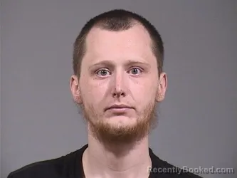 Mugshot of JUSTIN SHANE RILEY booked in Trumbull County, Ohio on May 12, 2026