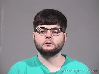 Mugshot of Collin Scott Gilmore booked in Trumbull County, Ohio on August 24, 2026