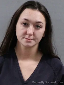 Mugshot of Kylee Adriane Johnson booked in Tuscarawas County, Ohio on August 26, 2026