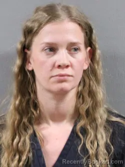 Mugshot of MACKENZIE JADE HETER booked in Tuscarawas County, Ohio on May 14, 2026