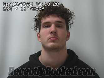 Booking photo from Union County, Ohio